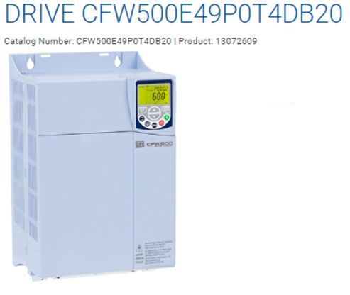 CFW500D47P0T2DB20: 15HP VFD weg