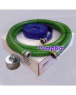 PumpBiz SHKT4 4 inch NPT (M  F) PVC Suction Hose Kit--Econo