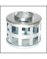 3" Square Hole Trash Suction Strainer. Zinc plated steel.