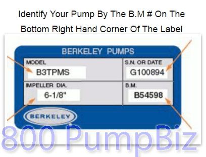 berkeley pump part